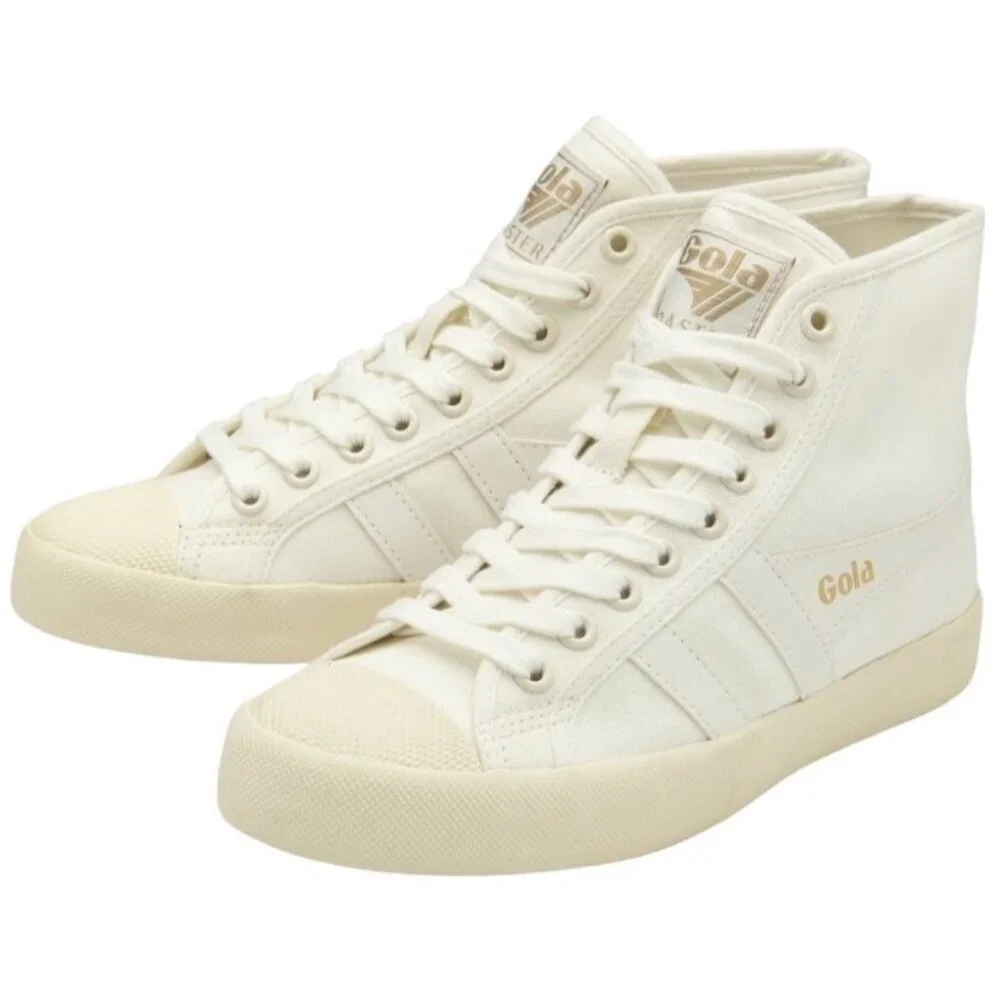 Gola Classics Coaster High Vegan Sneaker in Off-White Women’s Size 10 New In Box